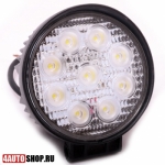   Светодиодная фара 9 LED 27W (круглая)