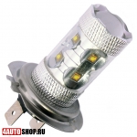   Светодиодная автолампа H7 10 LED CREE (2шт.)